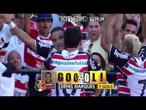 Gol de Denis Marques - Santa Cruz 1 x 0 Sport - Final - Campeonato Pernambucano 2013