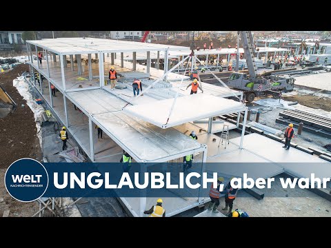 CORONAVIRUS AUS CHINA: Wie Wuhan Krankenhäuser aus dem Boden stampft