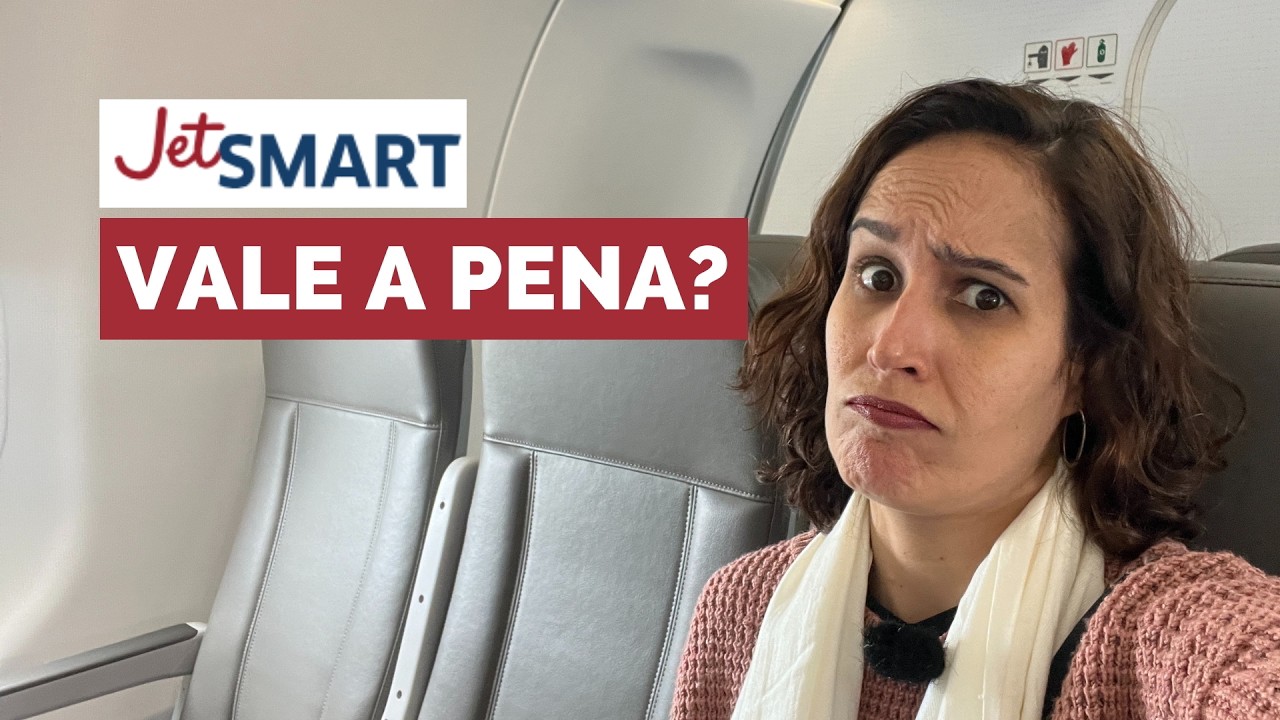 COMO É VOAR com a JETSMART? Bagagem, assento, avião e mais!