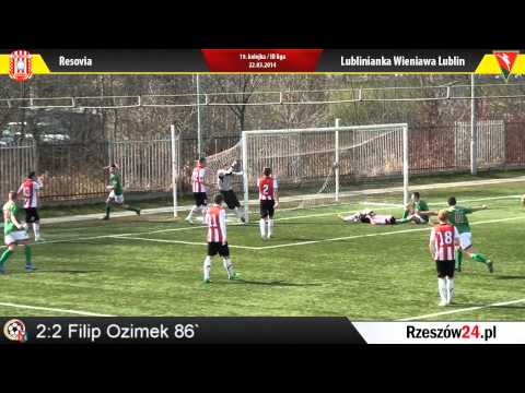 Rzeszow24.pl : Resovia - Lublinianka Wieniawa Lublin 22.03.2014