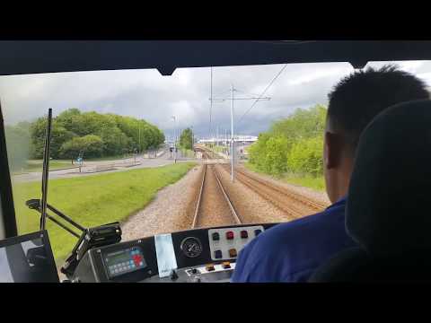Sheffield Supertram Driver's Eye: Halfway - Castle Square [B]