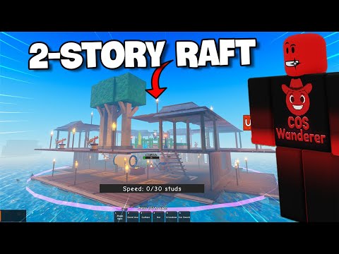 I Built a 2-Story Raft to Survive 101 Days | Roblox