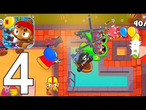 Bloons TD 6 NETFLIX Part 4 Gameplay Walkthrough Android IOS - YouTube