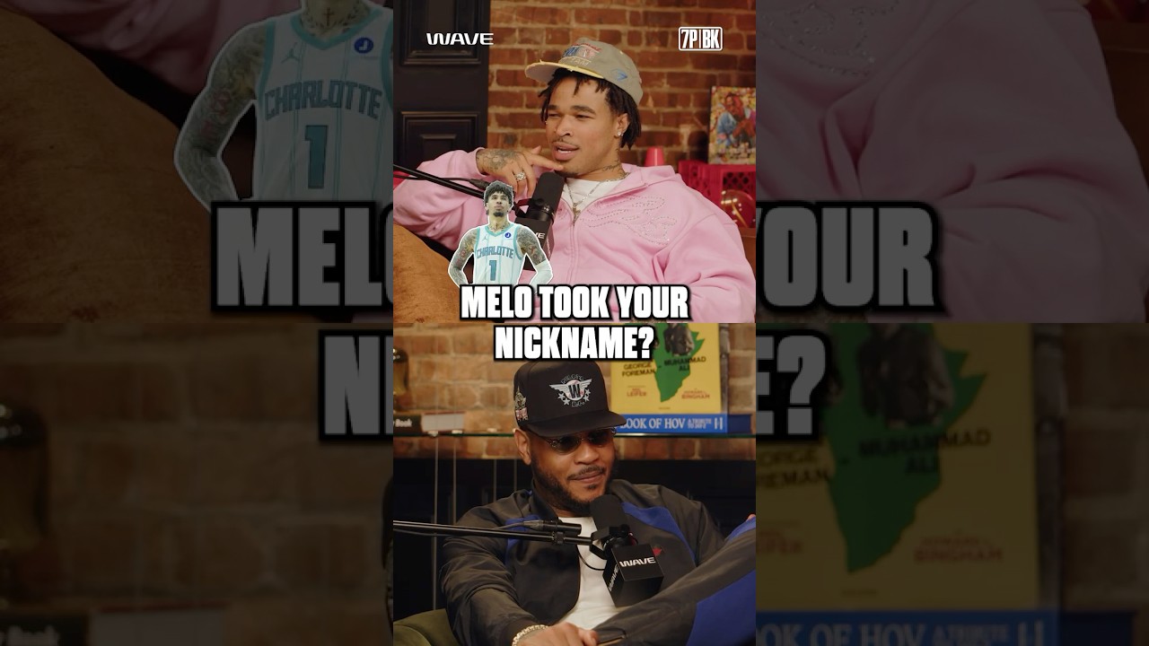 When Melo & LAMELO Finally Linked Up 👀