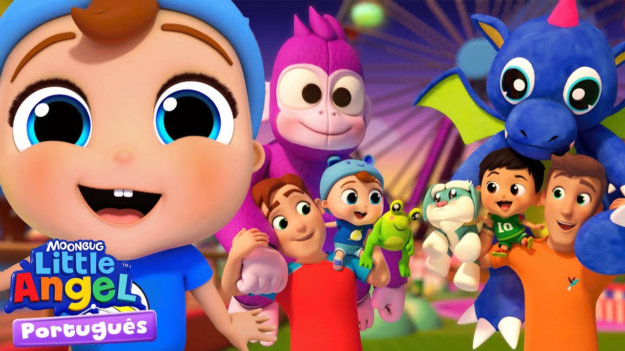 Competição no parque 🥳 Carnaval 🪩 Little Angel Brasil | Músicas Infantis em Português