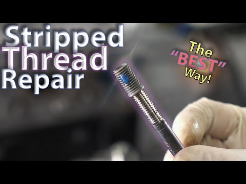 Stripped Thread Repair - Time-Serts BETTER than Heli Coils! - LS Exhaust Thread Repair!