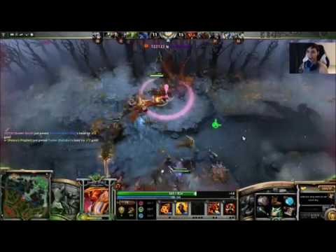 DotA 2   SingSing Ember Spirit and Pajkatt Luna crazy game 60 kills first 20 mins, 140 kills