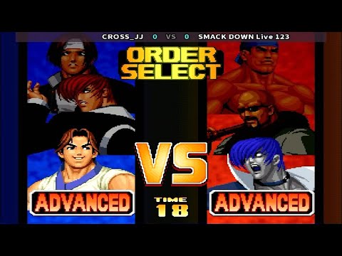 KOF 98 Anniversary Edition 2016 - CROSS_JJ vs SMACK DOWN Live 123