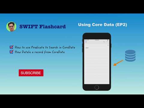 How to use Core Data EP2 (delete and fetch with predicate)