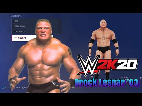 WWE 2K20 Creations: Brock Lesnar '03 (Ruthless Aggression)