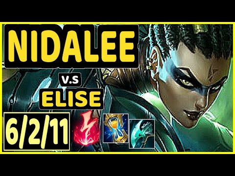 CANYON (NIDALEE) vs ELISE - 6/2/11 KDA JUNGLE CHALLENGER GAMEPLAY - KR