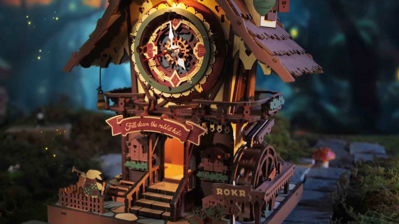 ROKR Cuckoo Clock LC901 – 3D Wooden Puzzle – ROKR Puzzles