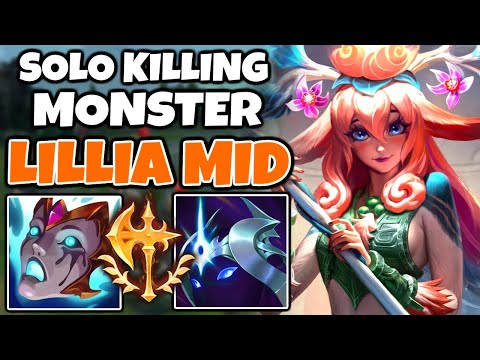 LILLIA MID is a MONSTER at Solo Kills (It becomes even EASIER after 6) | Off-Meta Climb