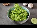 Creamy Kale Avocado Pasta (Easy, Healthy, Vegan Green Sauce Recipe)