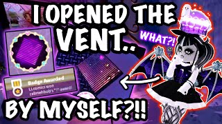 I opened the Headmistress Office Vent.. ALONE!!! || Royale High Campus 3