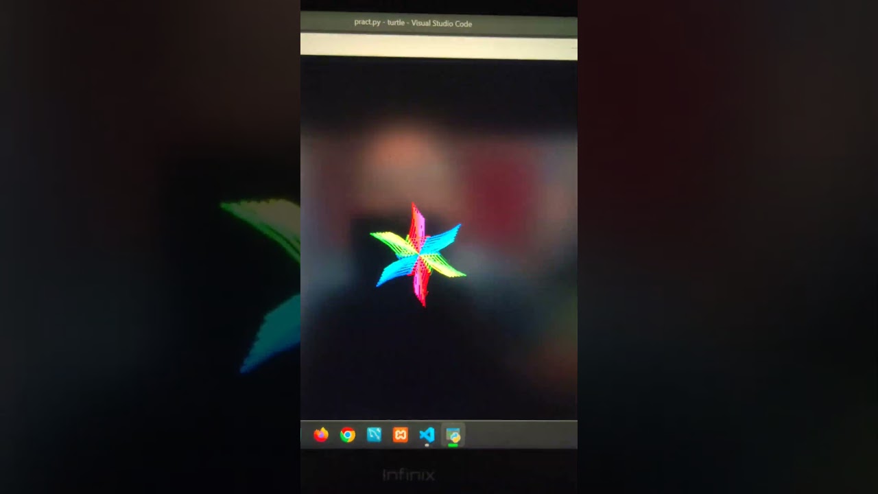Amazing graphics animation design using python|Turtle Module #youtubeshorts #coding #python