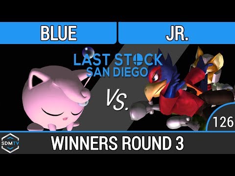 LSSD 126 - TG | Blue (Puff) vs. B2S | Jr. (Falco/Fox) - SSBM WR3 - Smash Melee