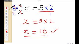 Download the video "Solving Equations - Three | Finding the value of x using balance method"