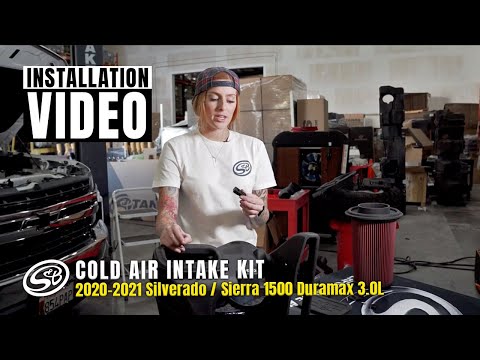 S&B Cold Air Intake for 2020-25 Chevrolet Silverado / GMC Sierra 1500 Duramax  3.0L