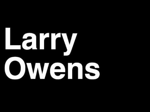 How to Pronounce Larry Owens New Jersey Nets NBA Basketball Slam Dunk Free Throw Shot