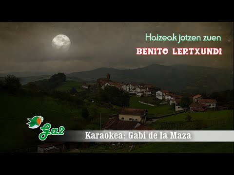 Haizeak jotzen zuen Benito Lertxundi