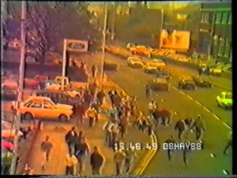 Football Hooligans - Man Utd V Man City News Report 1988