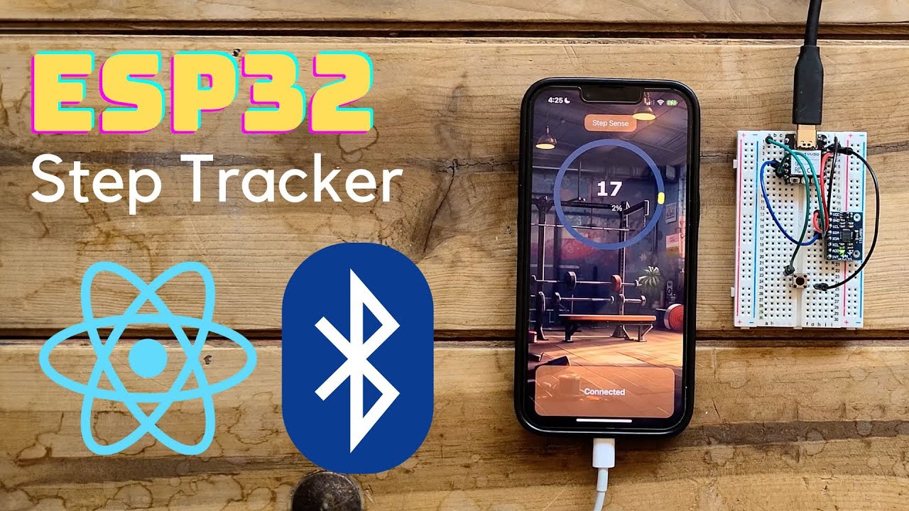 ESP32 Step Tracker Tutorial React Native & Bluetooth
