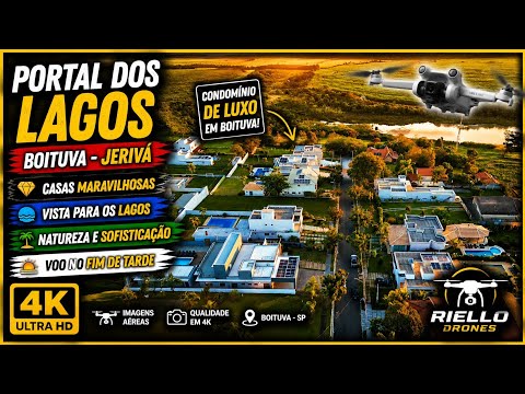 🏡 VOCÊ CONHECE O PORTAL DOS LAGOS? 🚁 O Condomínio de Luxo de Boituva Vista do Alto