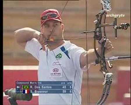 Roberval Dos Santos v Sébastien Brasseur – compound men bronze | Dubai 2007 Archery World Cup Final