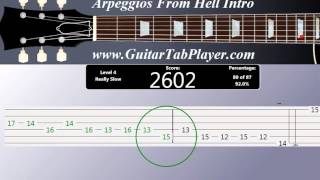 How to play Arpeggios From Hell -Yngwie Malmsteen (with Tab)