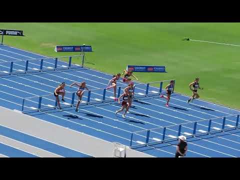 Ht2. 80m Hurdles U14 Women, Australian Junior Championships, QSAC 14 April 2023