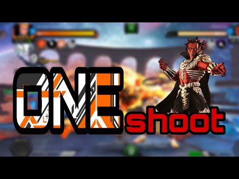 ONE shoot human-torch 3/45 vs mephisto|MARVEL CONTEST OF CHAMPIONS