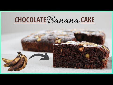 CHOCOLATE BANANA CAKE | Turn your overripe bananas into something more delicious! | Jennel Letizia