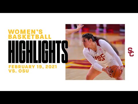 Women’s Basketball: OSU 77, USC 52 - Highlights 2/19/21
