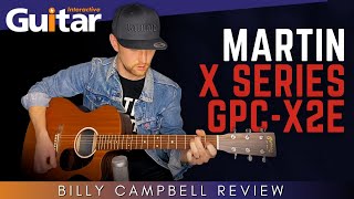 Video thumbnail for Martin X Series GPC-X2E Macassar | Review | Billy Campbell by Guitar Interactive Magazine