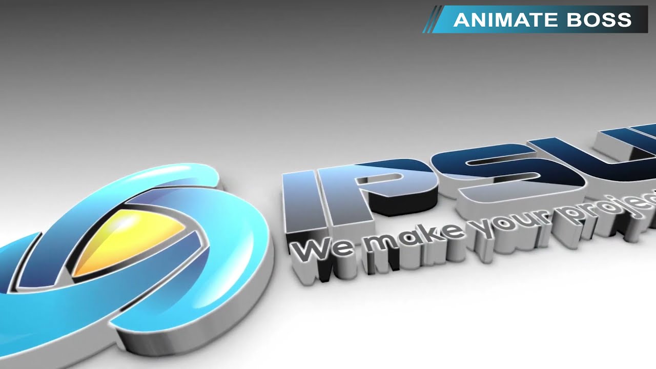 3D Logo Animation and Intro outro video with sound effects