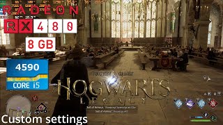 RX 480 8gb | hogwarts legacy all settings fps