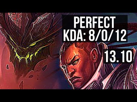 MALPHITE vs LUCIAN (TOP) | 8/0/12, Legendary | KR Master | 13.10