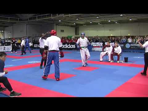 Zvonimir Gribl CRO v Istvan Toth HUN WAKO World Championships 2017