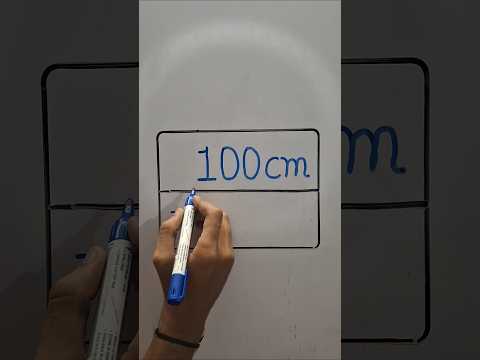 100cm =? m #knowledge #math #mathsbyjigs #meter #centimeters #education#study#standard #measurements