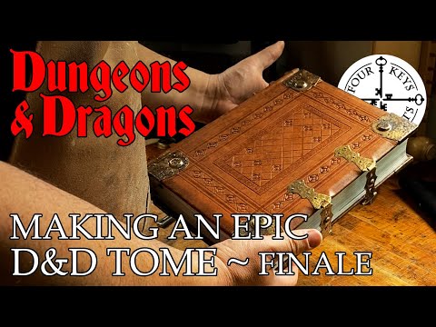 Leveling Up My D&D Books - Making an Epic Dungeons & Dragons Tome - FINALE