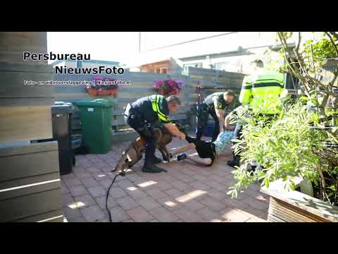 Verdachte straatroof gebeten door politiehond #Zandvoort