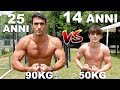 SFIDO UN MIO ISCRITTO DI 14 ANNI FORTISSIMO! MAI VISTO UNO COSÌ GIOVANE E FORTE! 25 ANNI VS 14 ANNI!