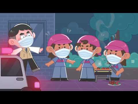 外籍人士喧嘩宣導(印尼文)