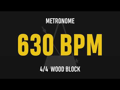 630 BPM 4/4 - Best Metronome (Sound : Wood block)