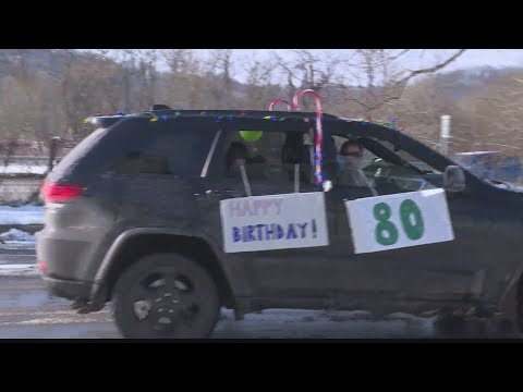 McMechen resident surprised with fire trucks and over 30 cars