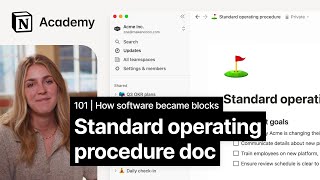  - How to build a standard operating procedure doc