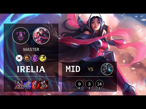 Irelia Mid vs Ekko - KR Master Patch 11.1