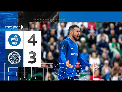 RFS FUTSAL 4:3 RIGA FUTSAL CLUB | RFS FUTSAL VĀRTI | TELPU FUTBOLA VIRSLĪGA