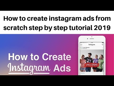 How to create instagram ads from scratch step by step tutorial 2019